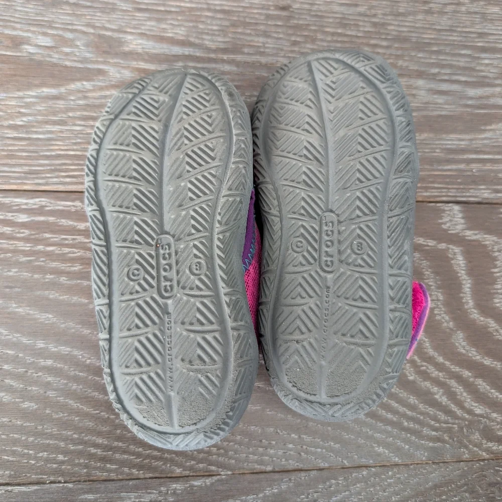Crocs Pink Swiftwater Sandals Size 8